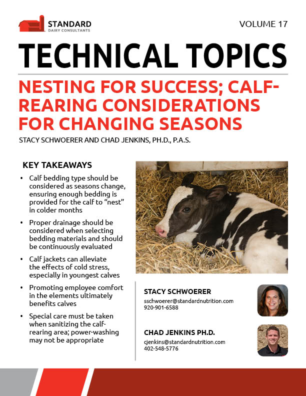 Calf bedding materials for spring - Dairy